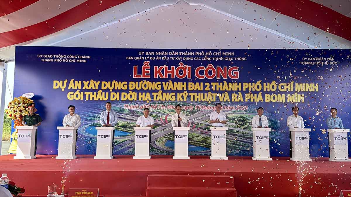 Khởi công dự án Vành đai 2 TPHCM, đoạn đi qua thành phố Thủ Đức